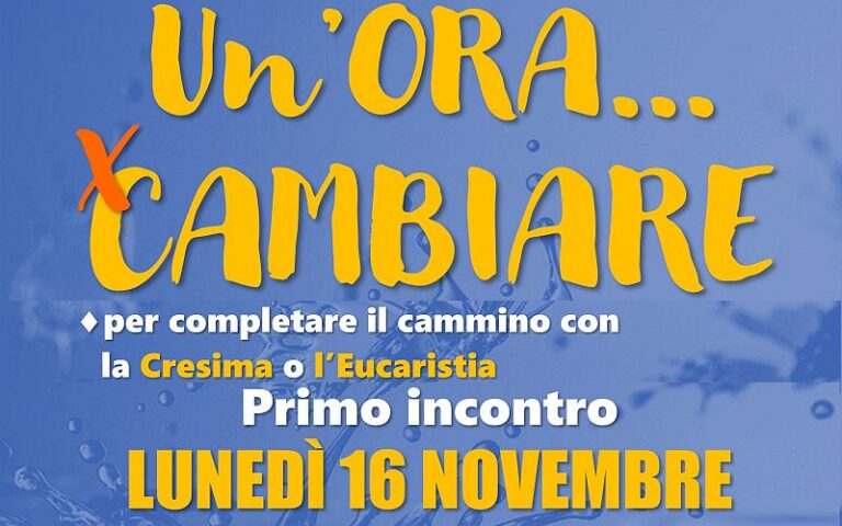 Un'ora per cambiare